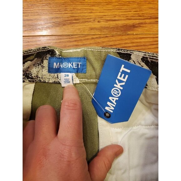 Market Jeans Talus Work Pants Mens Size 28x31 Hip Hop‎ Streetwear AOP - Picture 3 of 8